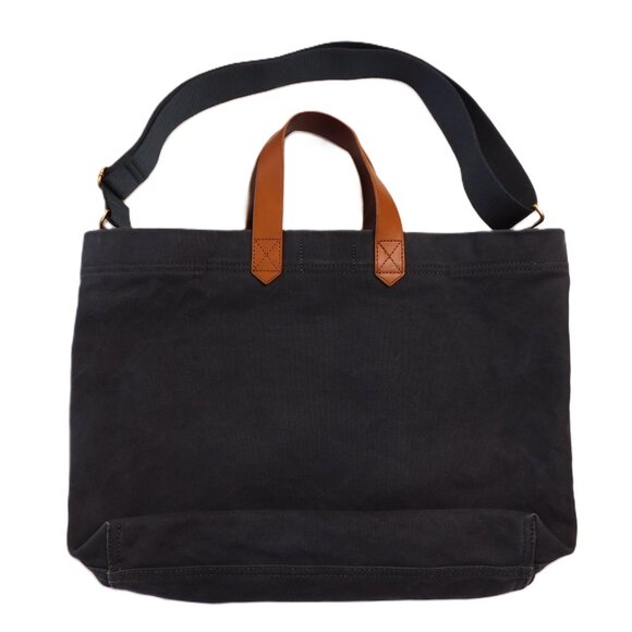 Madewell The Canvas Transport Carryall Tote Bag | Black Sea Blue | VGUC - Picture 8 of 8